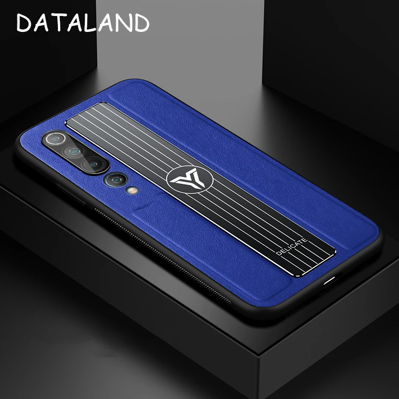 

For Xiaomi Mi 10 Case Cover Leather Ultra-thin Magnetic Silicone Soft Frame Hard Back Cover For Xiaomi Mi 10 Pro Phone Coque