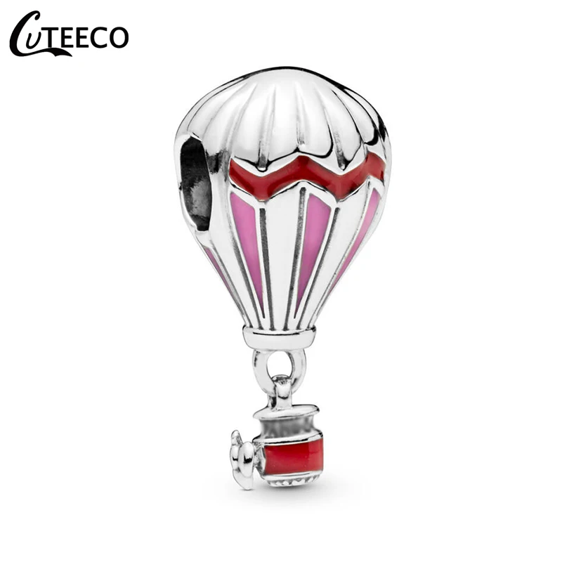 Новинка 2019 эмалированные бусины шармы CUTEECO для путешествий с воздушным шаром