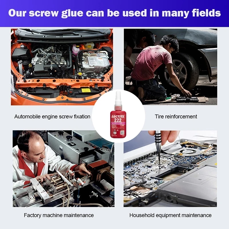 Новый винтовой Клей Loctite 222 50 мл 250 анаэробный клей для фиксации резьбы 241 242 243 262 271