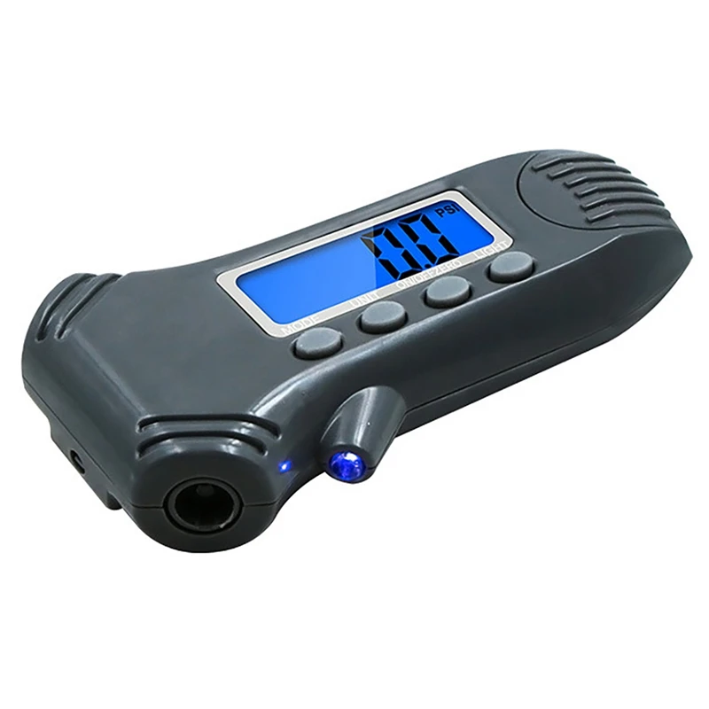 

Tire Pressure Gauge Digital Tire Pressure Monitoring Tread Depth Pressure Measurement Backlit LCD for Auto Motorcycle