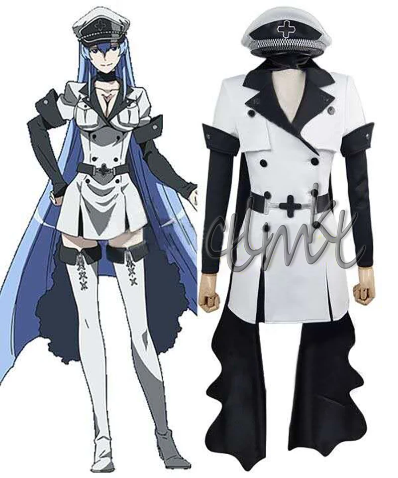 

Akame Ga Kiru Kill! Костюм для косплея ночного рейда героя Esdeath Индивидуальный размер униформа