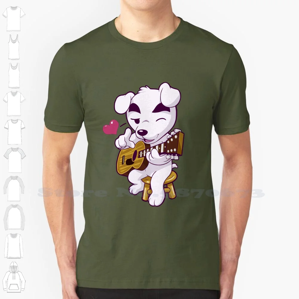 

Эта песня для вас, черно-белая футболка для мужчин и женщин Kk Slider Totakeke, новая собака-гитара с листьями Ecliptica
