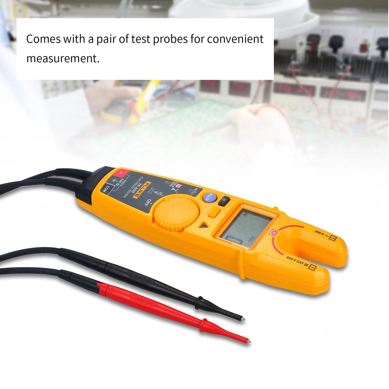 FLUKE T6 600 Токоизмерительные клещи True RMS Электрический тестер Цифровой мультиметр