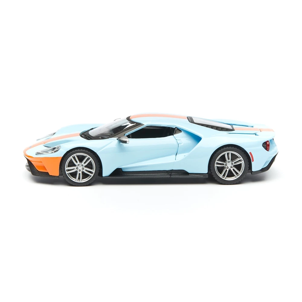 Машинка металлическая Bburago Ford GT 1:32 голубая | Игрушки и хобби