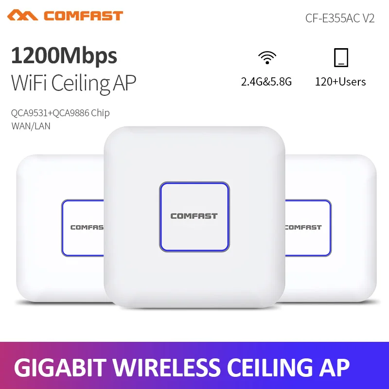 3 шт. 5 8 ГГц и 1200 Мбит/с|ceiling ap|wifi access pointaccess point |