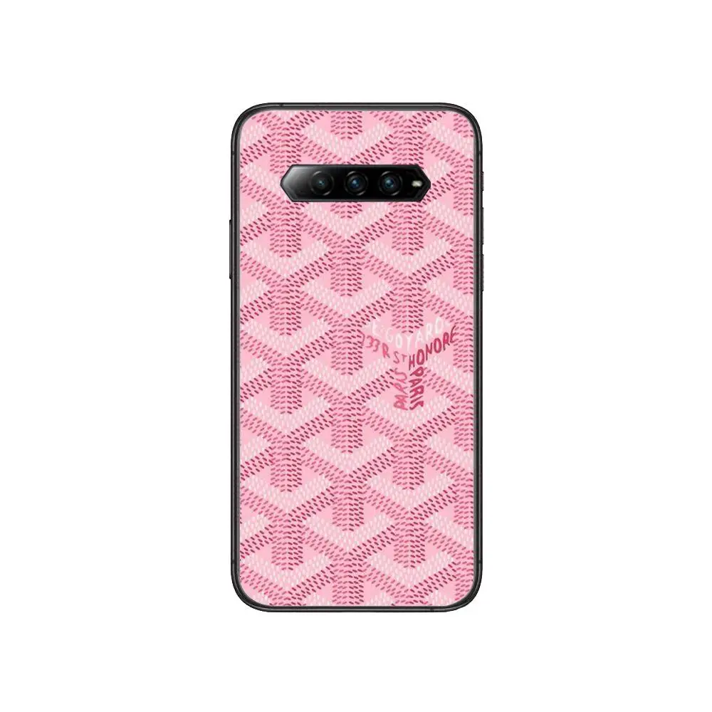 

G-Goyard design of pop art Anime Phone Case For xiaomi Black Shark 2 3 3s 4 Pro Helo Black Cover Silicone Back Prett