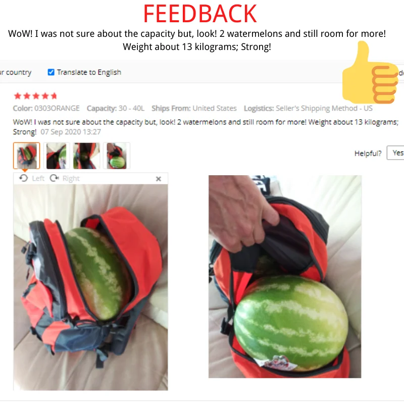 Походные рюкзаки 40 л сумки для альпинизма мужской спортивный дорожный рюкзак