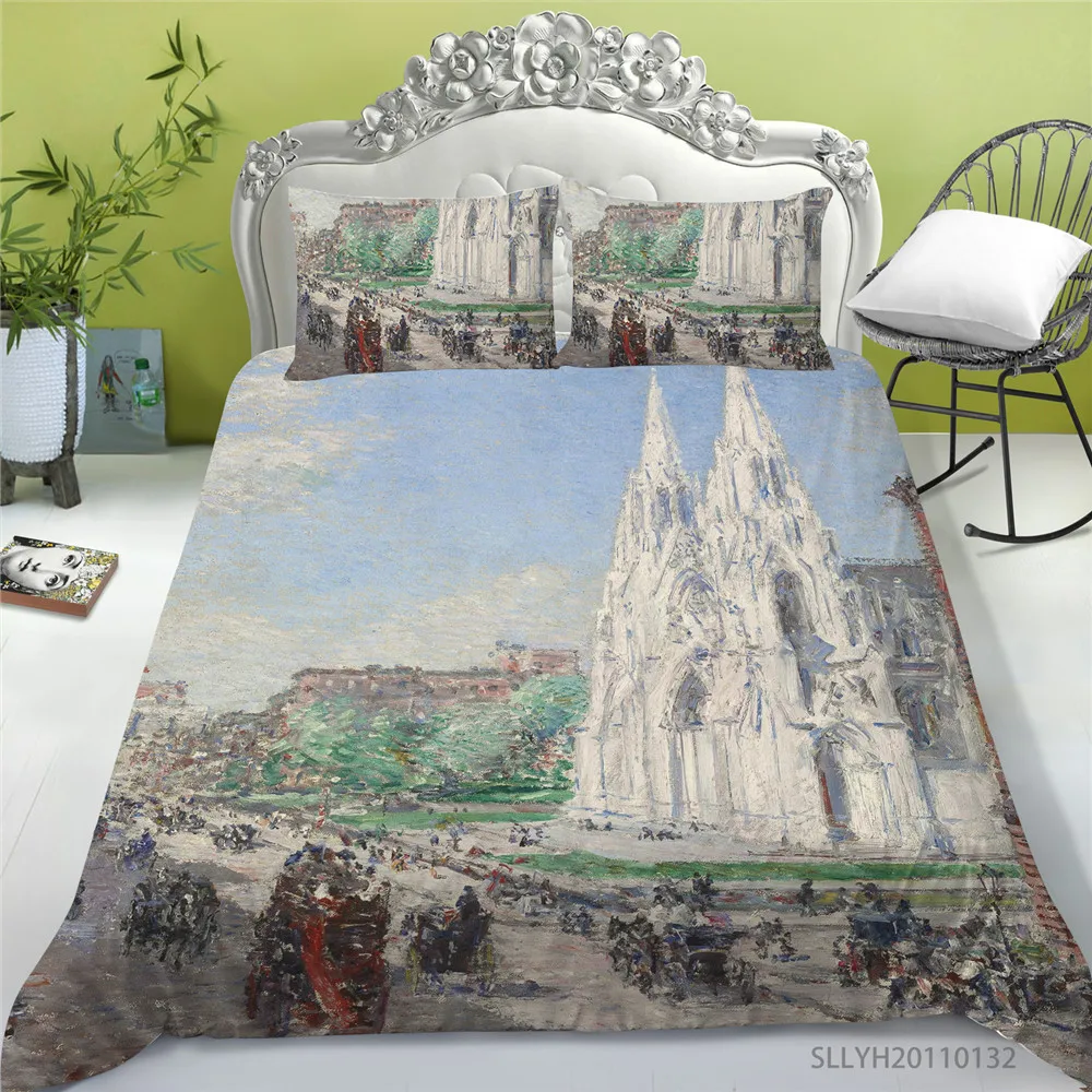 

Home Textile 3D Bedding Set King Size Duvet Cover Set 2/3 Pcs Highend Bedclothes Creative Design Bed Set