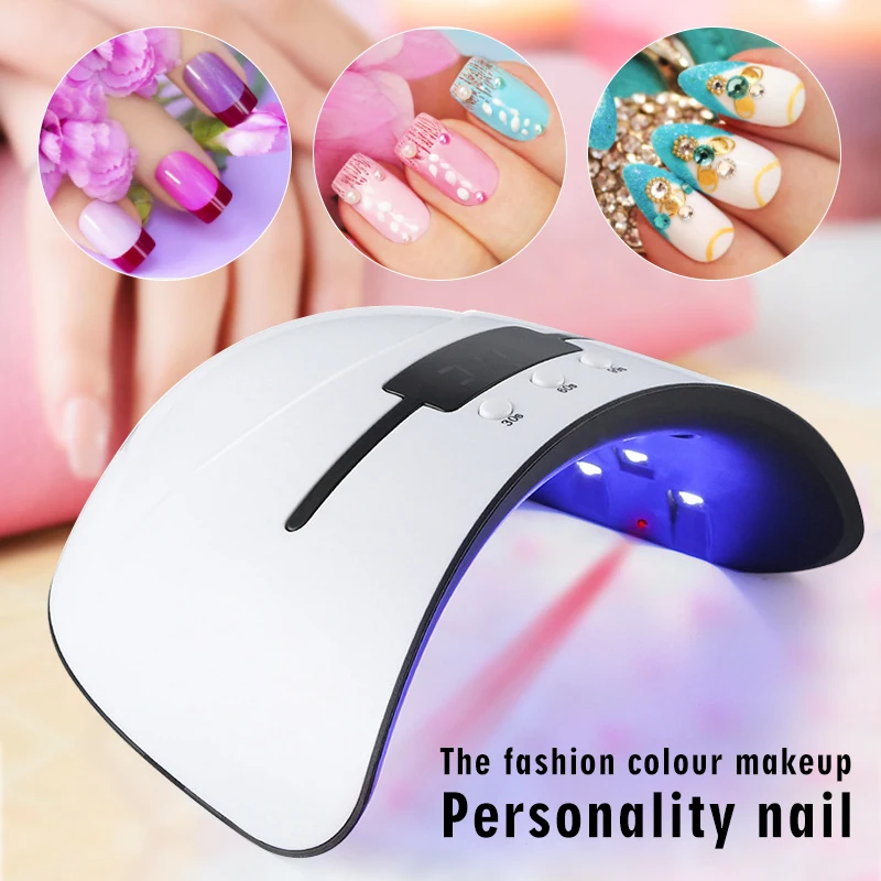 36 W USB LED Pro Nail Polish Dryer UV Gel Acrylic Manicure Timer Lamp Tools | Красота и здоровье