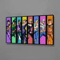 home decoration jojo s bizarre adventure painting canvas print poster modern wall art anime modular picture bedroom background