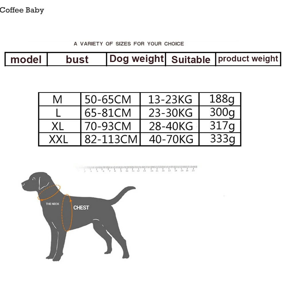 

Dog Harness Outdoor Adventure Pet Vest Elastic and Tensile, Resistant To Dirt with Padded Handle Back with Reflective Stickers