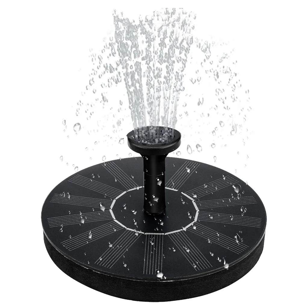 

Mini Solar Power Water Fountain Garden Pool Pond Outdoor Bird Bath Floating Water Fountain Pump-Patio Landscape Pond Decoration