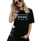 Женская Винтажная футболка с надписью на возраст мамы 2022