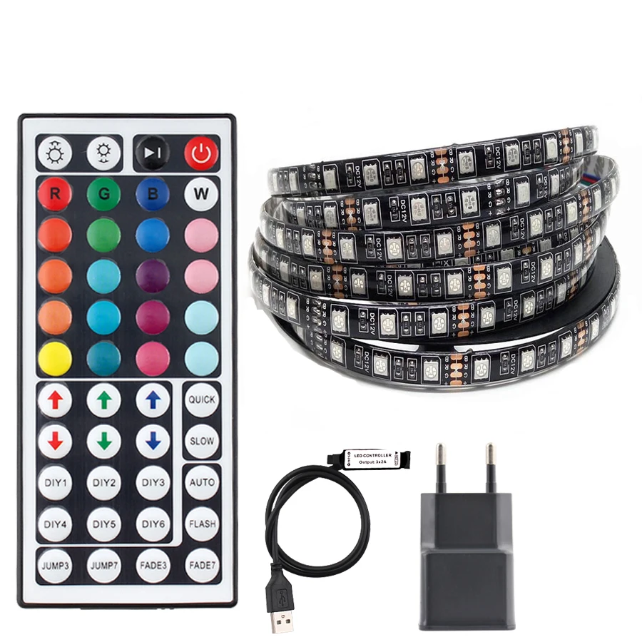 Светодиодная ленсветильник RGB с пультом дистанционного управления 5 в