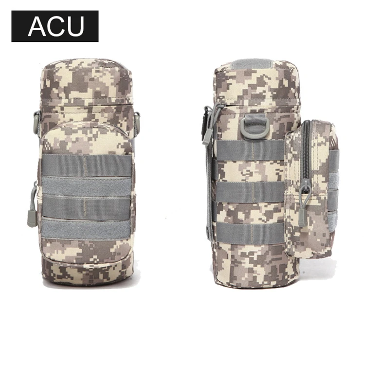 Molle нейлоновая сумка для чайника с застежкой-молнией, сумка на плечо, изоляционная бутылка для путешествий, кемпинга, альпинизма, сумки для активного отдыха