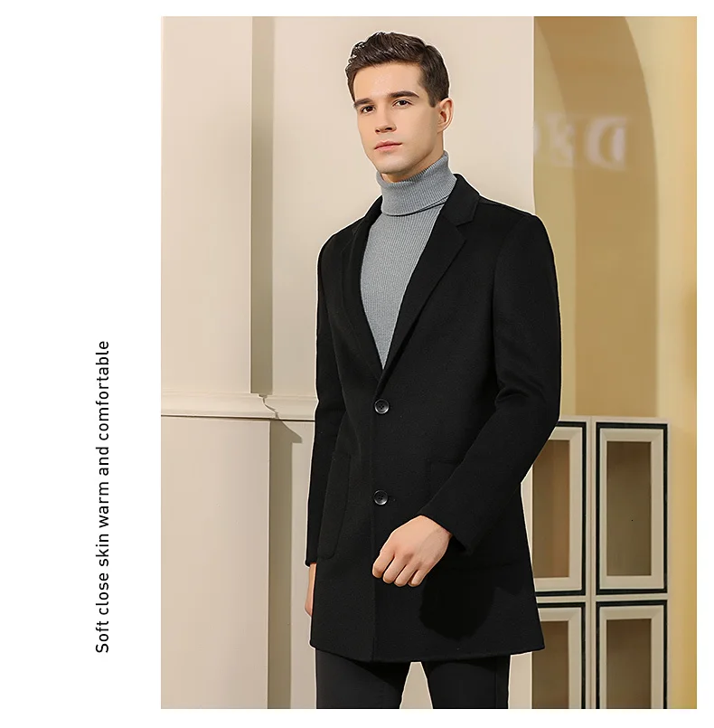 winter jacket men's high quality casual wild men's jacket with buttons