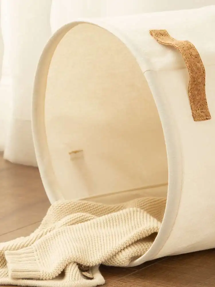 

Waterproof Cotton Linen Clothes Basket Household Sundries Storage Toys Organizer