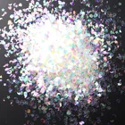 1 Can смешанные звезды и луна в форме сердца хлопья голографические сверкающие лак для ногтей полимерный порошок расшитые блестками украшения для ногтей 10 мл