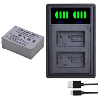 nb 7l nb7l battery nb 7l battery charger with type c port for canon powershot g10 g11 g12 sx30 sx30is