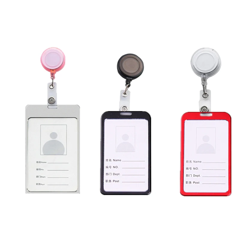 Горизонтальный Вертикальный металлические СТАФФ работы держатель для карт с