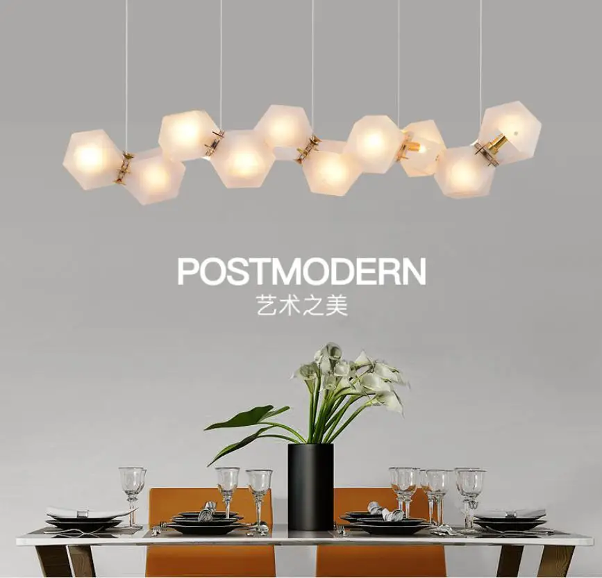 

Modern Chandelier Lamps Simple Glass LED Chandelier Lights Lighting Living Room Hanging Light Fixtures Luminaire Decor