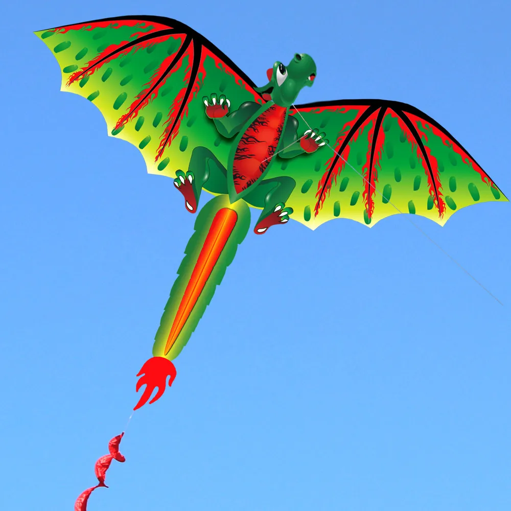 

Dinosaur Kite 3D Dragon Kite Kids Fun Outdoor Flying Activity Game Children With Tail Family Outdoor Sports Classic Toys Gifts