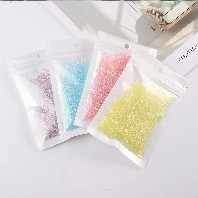 New!! 2000Pcs/Bag 0/15 Cream Czech Glass Tube Seed Beads 1.5mm Mini Seedbeads Pearls For Craft Women Garments Accessories | Дом и сад