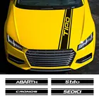Для Fiat 124SPIDER ABARTH ALBEA CRONOS DOBLO DUCATO MOBI SEDICI STILO TIPO TORO UNO автомобильные аксессуары виниловая наклейка на капот