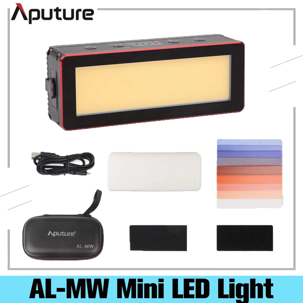 Водонепроницаемый светодиодный мини светильник Aputure для фотографии 10 Вт