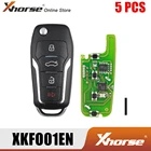 Пульт дистанционного управления Xhorse XKFO01EN для F-ord Condor Flip, 4 кнопки, неподвижный ключ King, английская версия 5 шт.лот