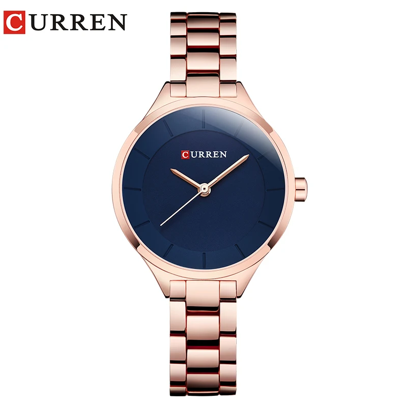 

CURREN Top Brand Fashion Ladies Watches Stainless Steel Band Quartz Female Wrist Watch Ladies Gifts Clock Relogio Feminino Reloj