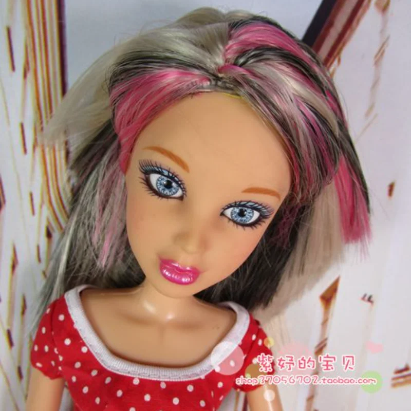 

Hair wig for LIV doll Liv doll genuine hair wig for Franklin or Monster high school available gift for girl