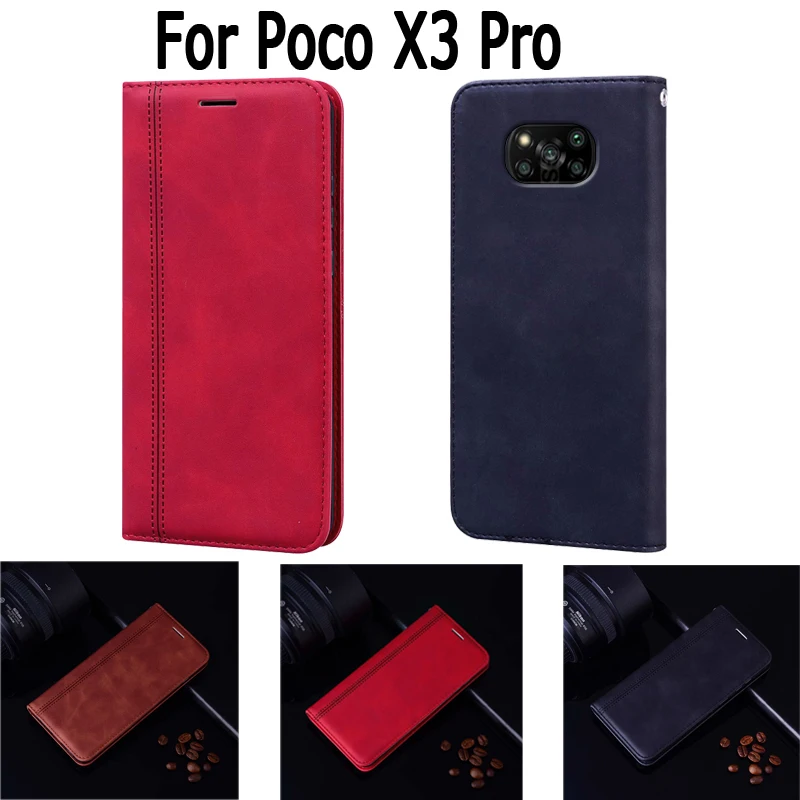 

Phone Case For Poco X3 Pro Cover Flip Stand Wallet Leather Book Funda On Xiaomi Poko X3 Pro Case Magnetic Card Shell Etui Hoesje