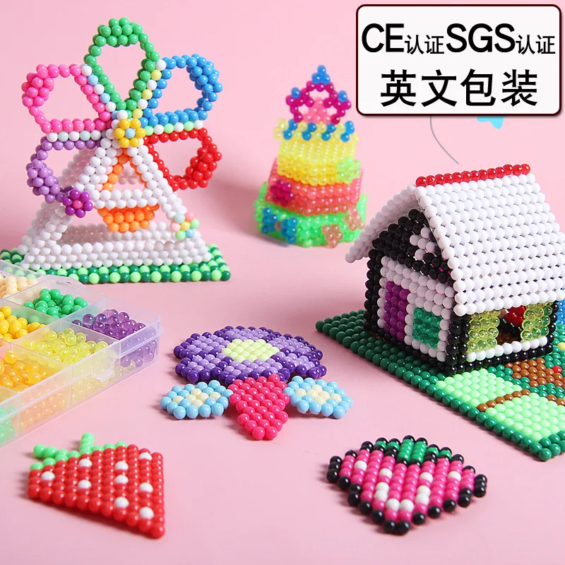 Пазл с водяными бусинами диаметром 5 мм набор для самостоятельной сборки игры