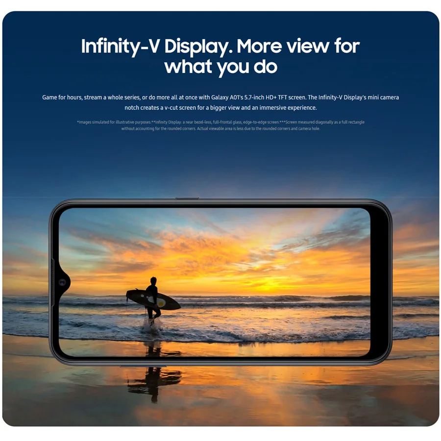 Глобальная версия Samsung Galaxy A01 A015F DS 4G мобильный телефон 5 7 &quot1 Гб оперативной