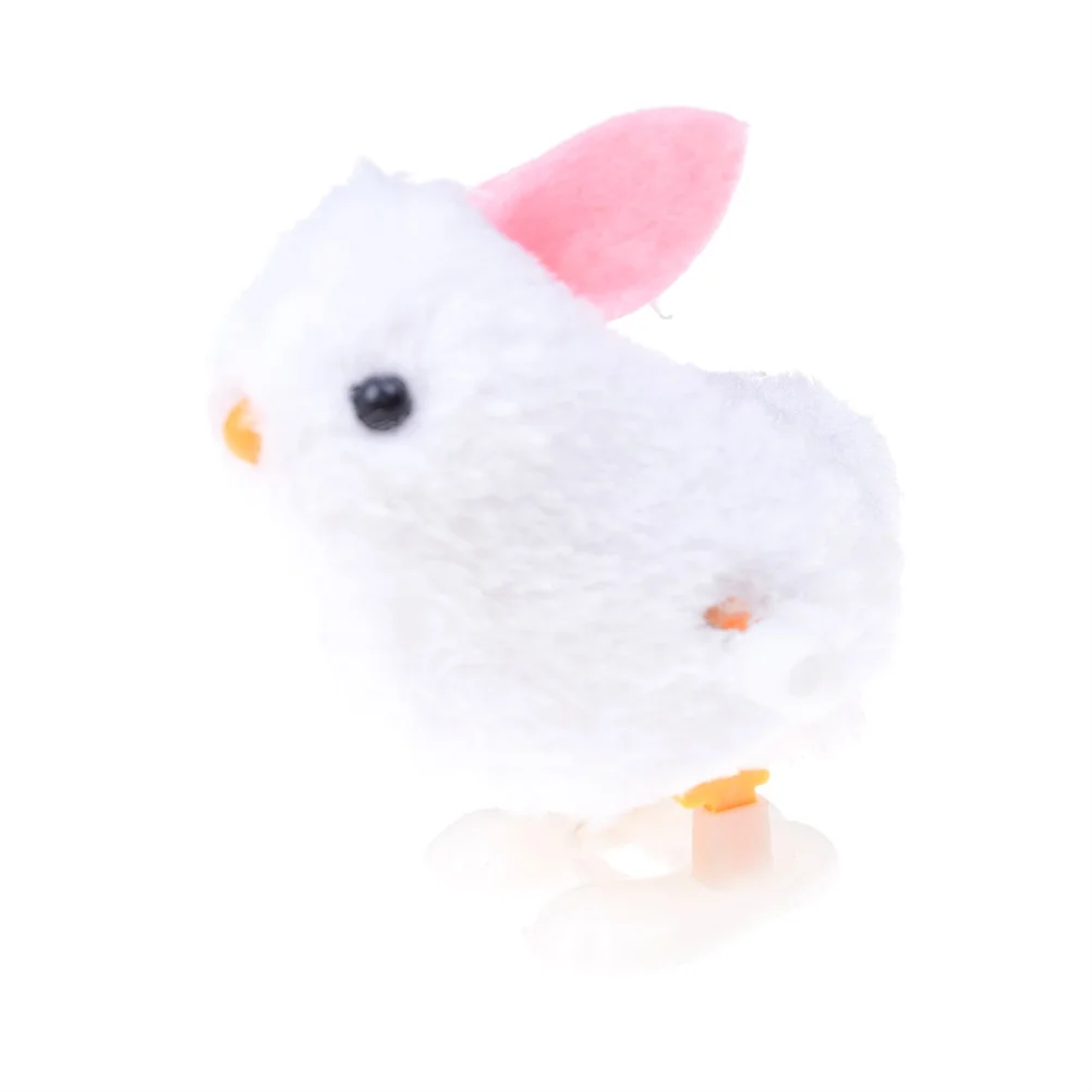 

1Pc Wind Up Easter Chick Infant Child Plush Doll Toys Hopping Jumping Bunny Gift Soft Plush Rabbit Jumping Bunny Doll Toys
