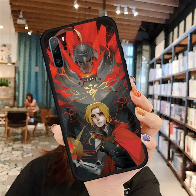

Hot anime fullmetal alchemist Phone Case For Huawei honor Mate P 9 10 20 30 40 Pro 10i 7 8 a x Lite nova 5t