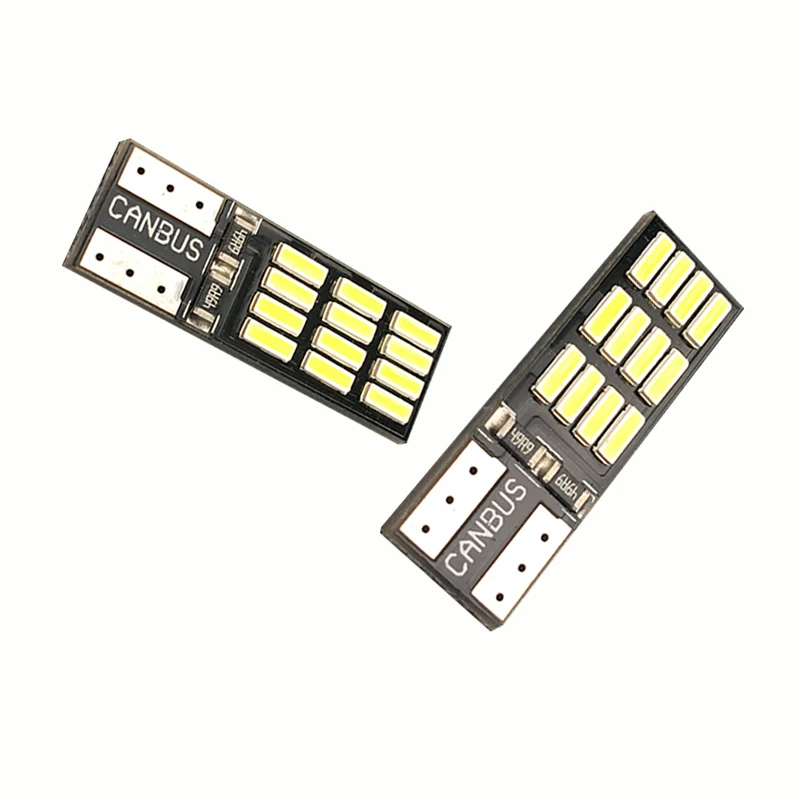 20pcs/lot T10 Bulb Led 194 Car Canbus 4014 SMD 24 LED Light Door License Plate Lamp 12V | Автомобили и мотоциклы