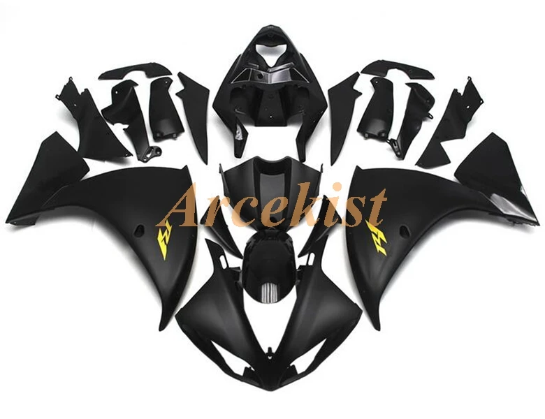 

Новый ABS Полный мотоцикл обтекатели комплект подходит для YAMAHA YZF-R1 09 10 11 R1 2009 2010 2011 Кузов Набор на заказ черный цвет