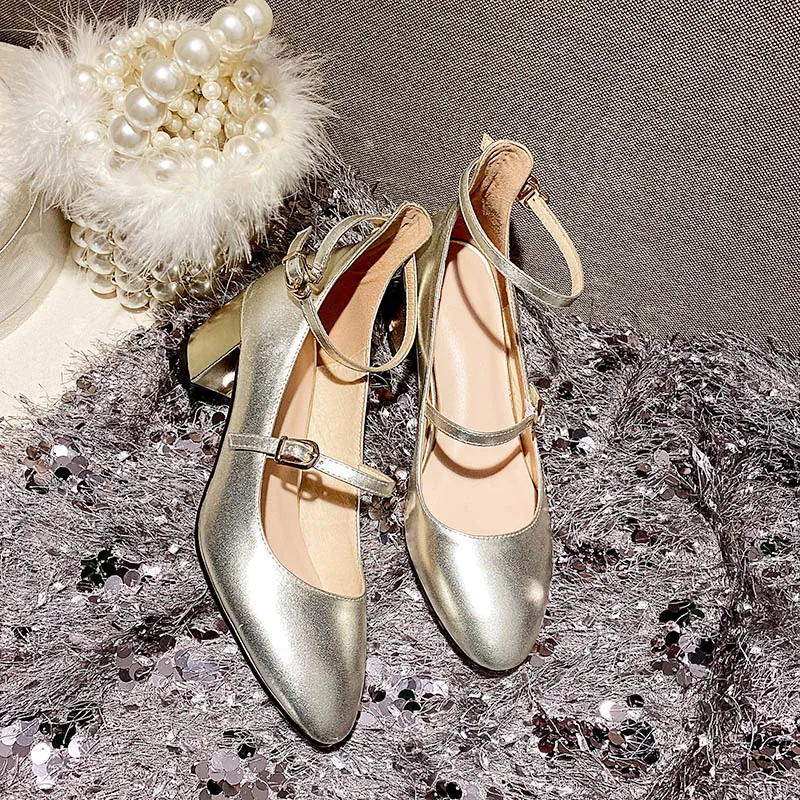 Женские модные туфли на среднем каблуке 2020 г. женские лодочки из натуральной кожи