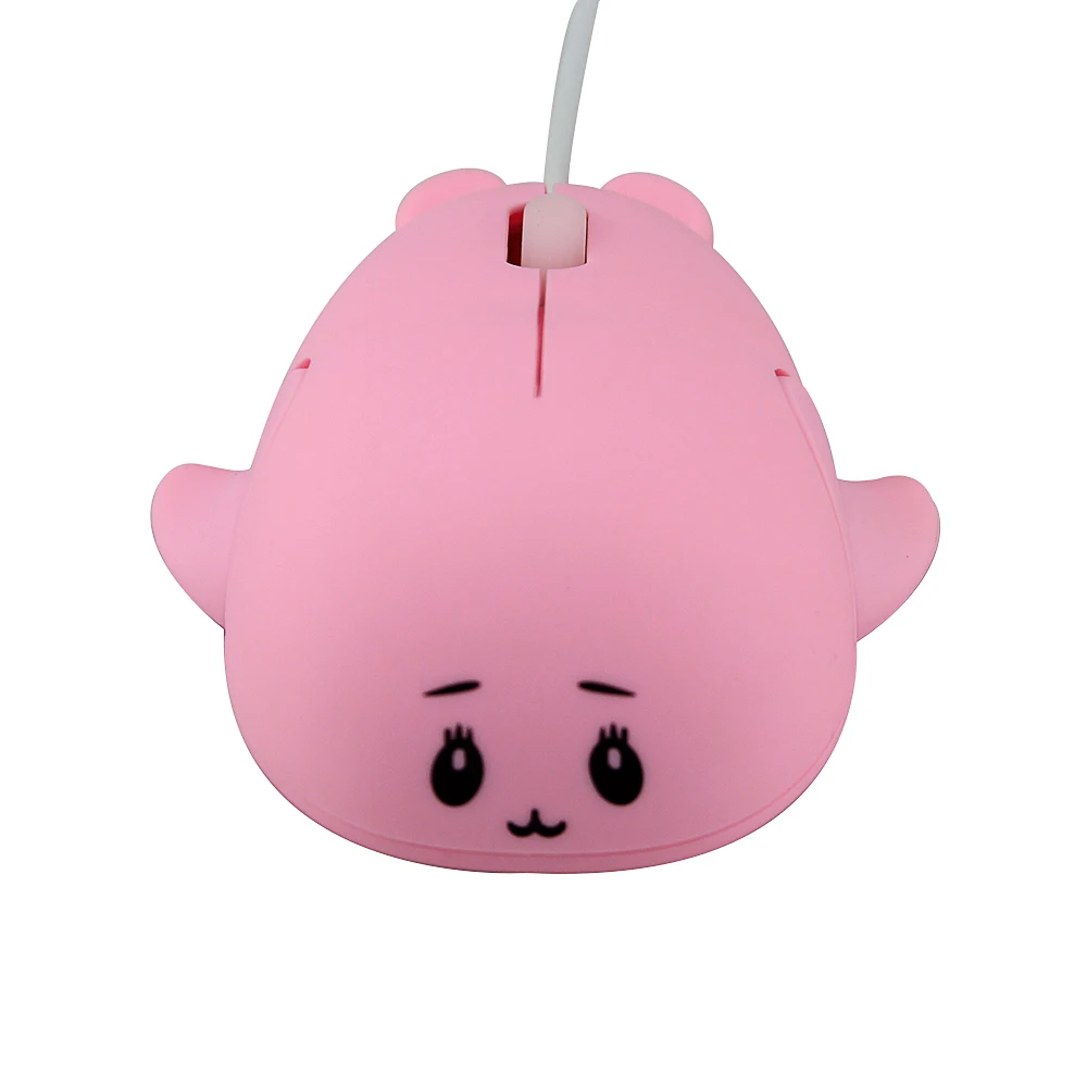 CHYI Проводная милая форма животных розовая компьютерная мышь USB оптическая 3D Портативная оптическая мышь Mause 1600 dpi мыши для детей Подарки ноутбук