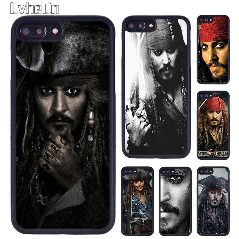 LvheCn чехол для телефона с Карибским капитаном Джеком Спарроу iPhone 5 SE 6s 7 8 Plus 11 12 Pro X XR