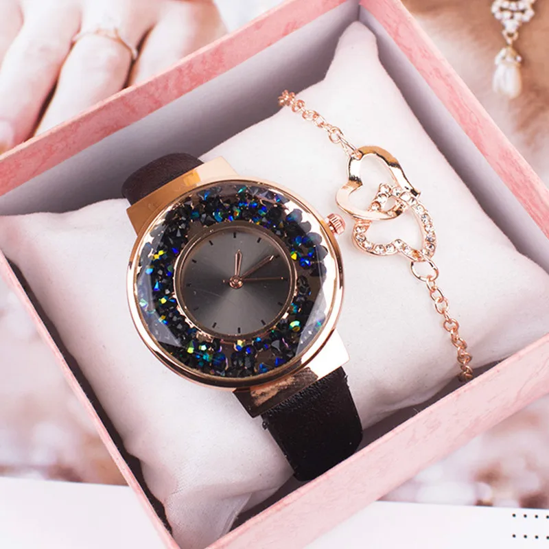 

Bracelet Women Watch Set The Drainage Detonation Product Quicksand