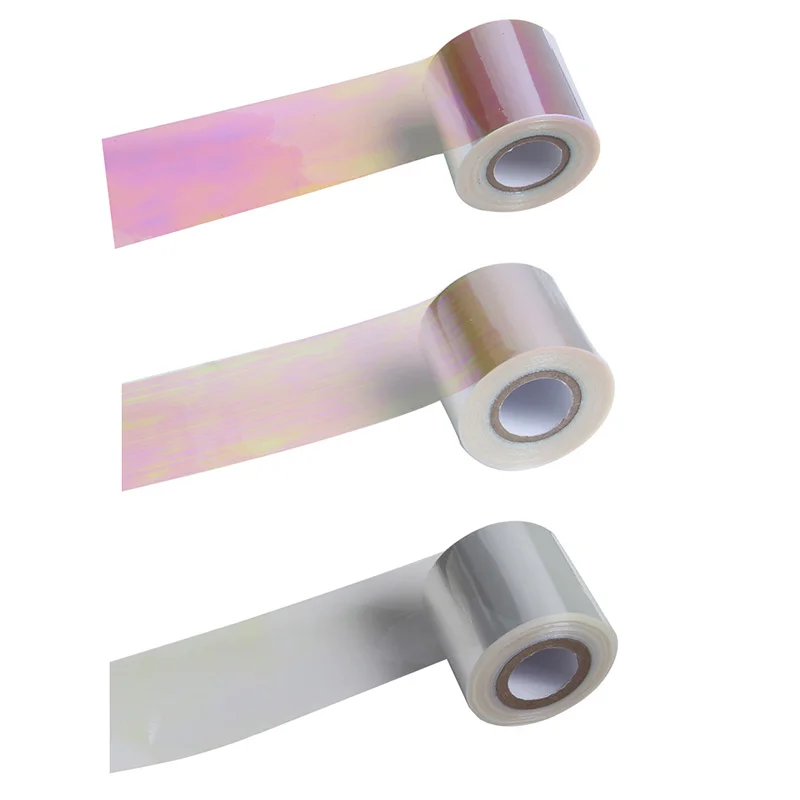 1 рулон Авроры наклейки для ногтей стекло Фольга Дизайн Наклейка сломанный