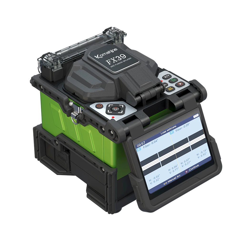 Empalmador de fusi&oacute;n para maletero de 6 motores KomShine FX39 6S, empalme, calor de 16S, bater&iacute;a de 7800mAh, 400 ciclos de empalme y calentamiento-1