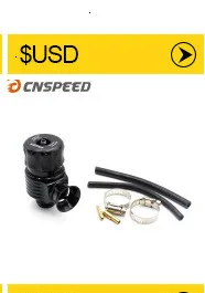 CNSPEED высокое качество выдувного адаптера для VW Golf Audi A3 TT 08-12 VAG 2,0 предохранительный клапан BOV выдувный самосвал BOV1015