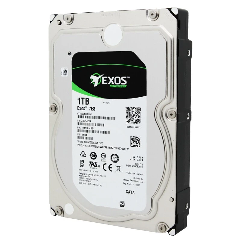 Внутренний жесткий диск Seagate 3 5 дюйма Exos 7E2 Enterprise 1 ТБ 4 6 8 10 12 16 18 SATA HDD 7200 об/мин