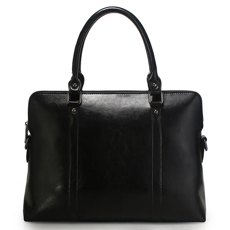 

New European and American leather women's leather bag large business portable briefcase women's