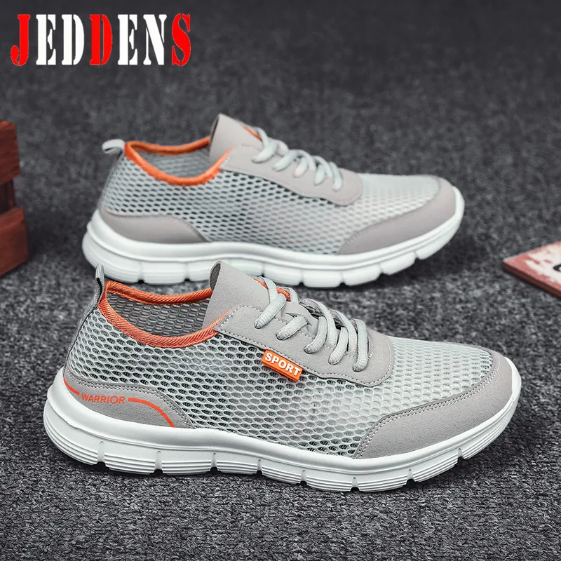

Summer Men's Shoes Sneakers Fashion Low Top Men Trainers Mesh Breathable Casual Man Shoes Large Size Flat Teenage Sneakers M9