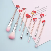 8pcs anime peripheral makeup brush makeup brush set eye shadow brush lip brush set makeup tool girl gift
